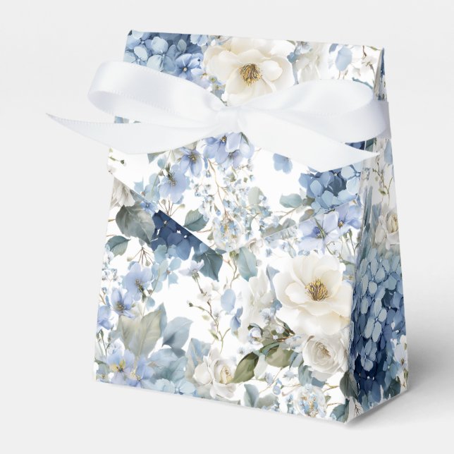 Hydrangeen-Geschenkbox Geschenkschachtel (Vorderseite)