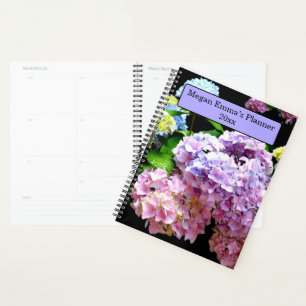 Hydrangegarten, rosa, blau, lila Blumenmutter Planer