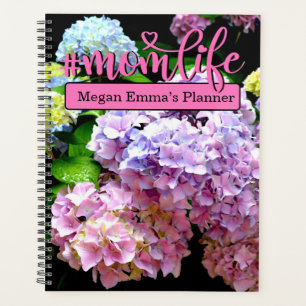 Hydrangegarten, rosa, blau, lila Blumenmutter Planer