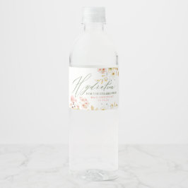 Hydration für die Feier - Niedliche Wildblumen