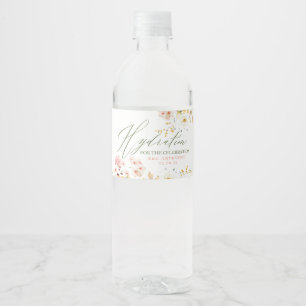 Hydration für die Feier - Niedliche Wildblumen