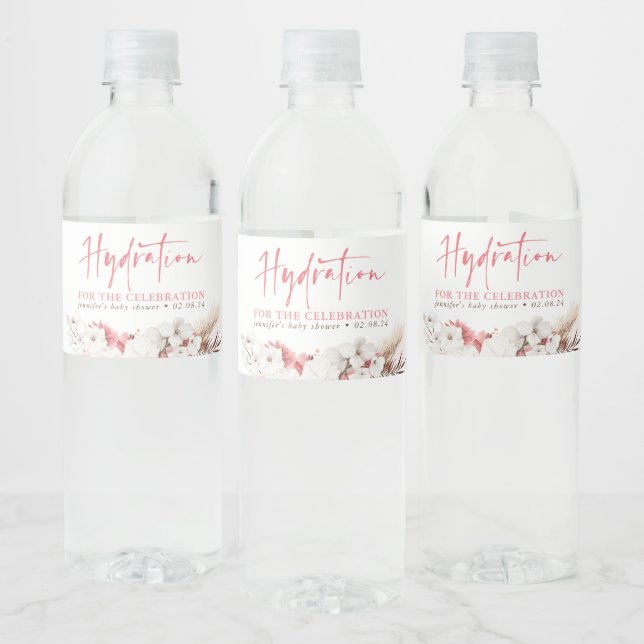 Hydration für die Feier - Rosa Blütenzeit (Flaschen)