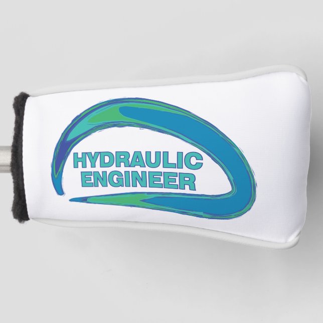 Hydraulik-Ingenieur Golf Headcover (Vorderseite)