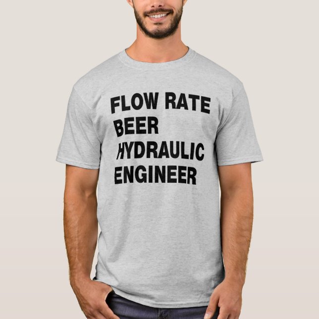 Hydraulik-Ingenieur T-Shirt (Vorderseite)