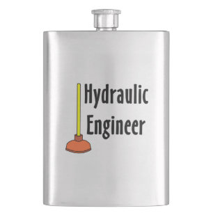 Hydraulik-Ingenieur Toilettenstange Flachmann