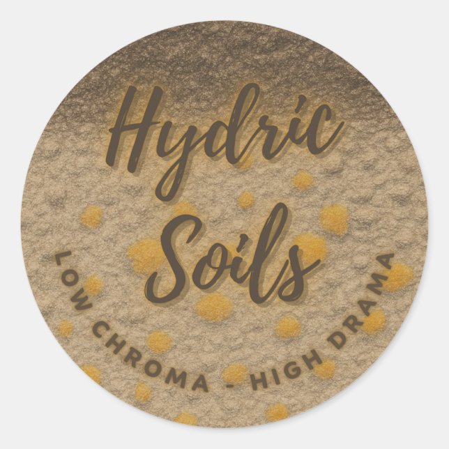 Hydric Soil Sticker (Vorderseite)