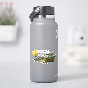Hydriert. - American Bullfrog Aufkleber