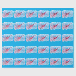 Hydrierter Flamingo Geschenkpapier