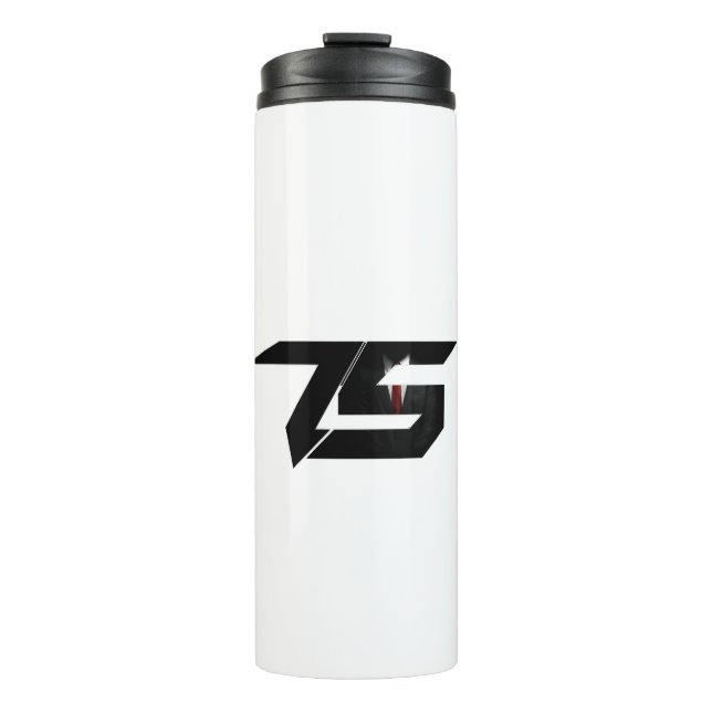 Hydro-Kolben mit dem Anzug-Logo Thermosbecher (Vorderseite)