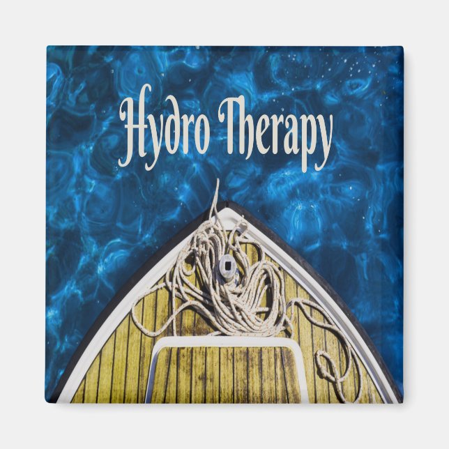 Hydro Therapy Boat Ocean Sailing Magnet (Vorne)
