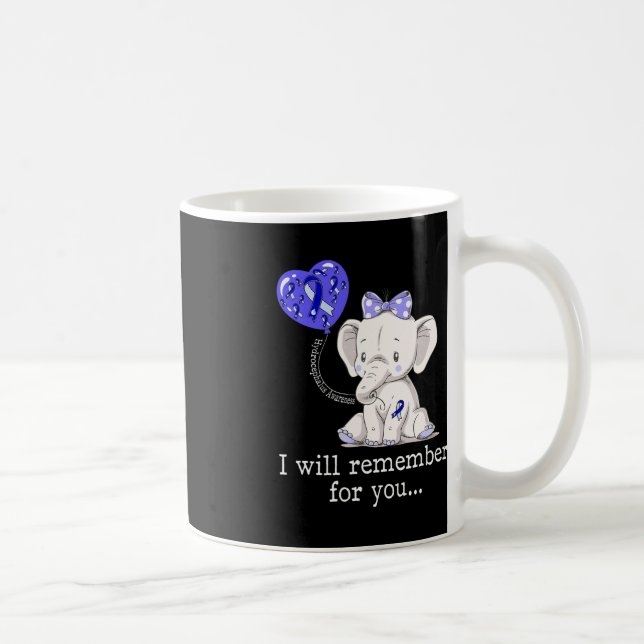 Hydrocephalus Awareness Elephant 1 Kaffeetasse (Rechts)