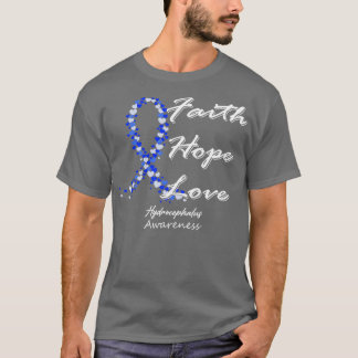 Hydrocephalus Awareness Faith Hope Liebe in diesem T-Shirt