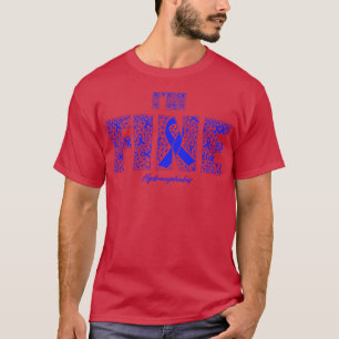 Hydrocephalus Awareness Fine Ribbons in dieser Fam T-Shirt