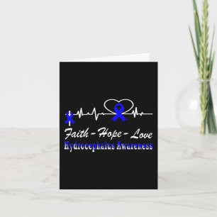 Hydrocephalus Awareness Heartbeat Christliches Kre Karte
