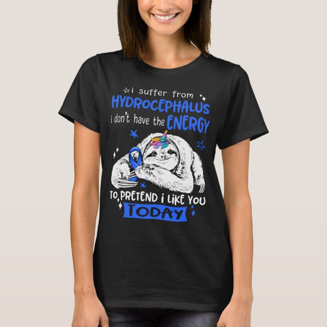 Hydrocephalus Awareness Month Ribbon Gifts T-Shirt (Vorderseite)