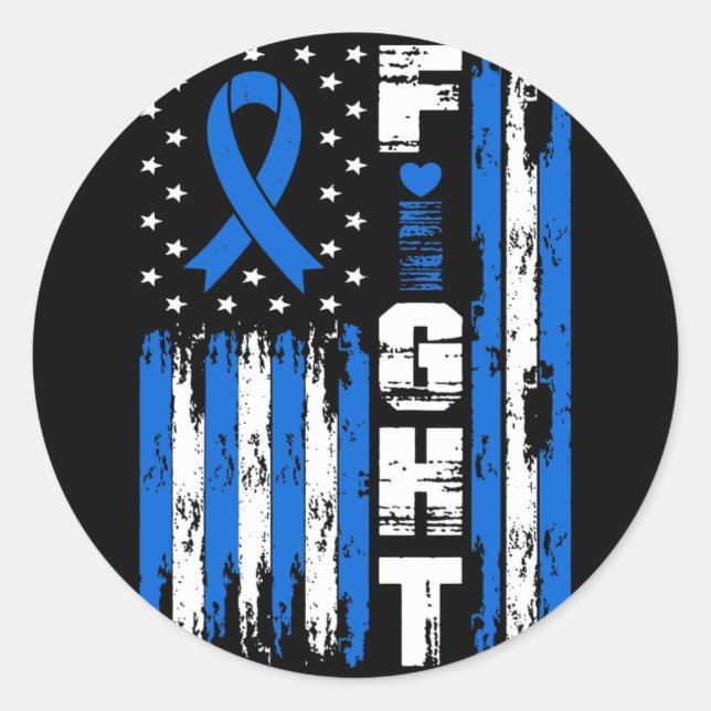 Hydrocephalus Awareness Patriotic Usa American Fla Runder Aufkleber (Vorderseite)