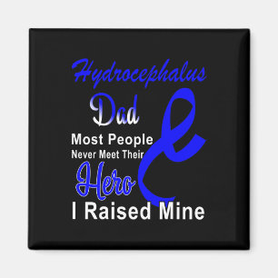 Hydrocephalus Awareness Vater Blue Ribbon Father S Magnet
