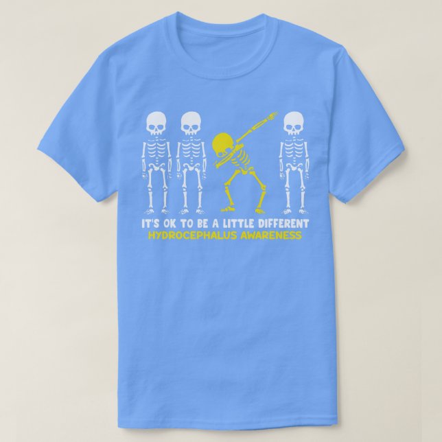 Hydrocephalus-Bewusstsein, dass sein Ok ein wenig  T-Shirt (Design vorne)