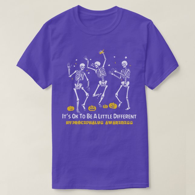 Hydrocephalus-Bewusstsein, dass sein Ok ein wenig  T-Shirt (Design vorne)