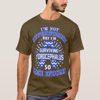 Hydrocephalus-Bewusstsein ist nicht die Superfrau, T-Shirt