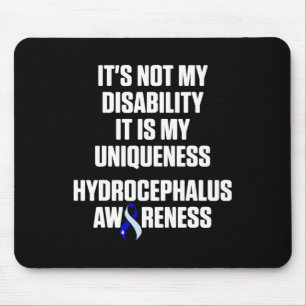 Hydrocephalus Survivor Behinderung Sensibilisierun Mousepad