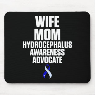 Hydrocephalus Survivor Ehefrau Sensibilisierungska Mousepad