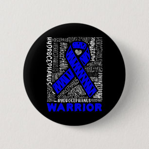 Hydrocephalus Survivor Hardworking Awareness Warri Button