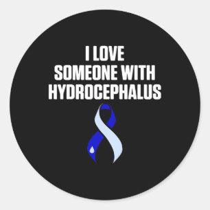 Hydrocephalus Survivor Liebe Sensibilisierungsdien Runder Aufkleber