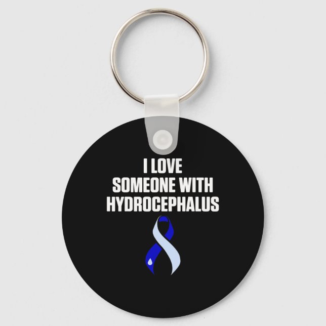 Hydrocephalus Survivor Liebe Sensibilisierungsdien Schlüsselanhänger (Vorderseite)