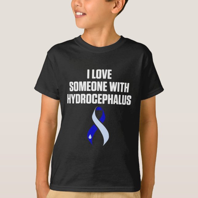 Hydrocephalus Survivor Liebe Sensibilisierungsdien T-Shirt (Vorderseite)
