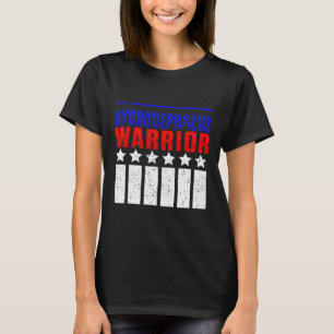 Hydrocephalus Survivor Mediation Awareness Warrio T-Shirt