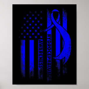 Hydrocephalus Survivor Overcome Awareness Warrier Poster