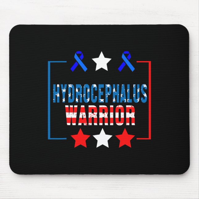 Hydrocephalus Survivor Proud Awareness Warrior 2 Mousepad (Vorne)