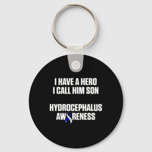 Hydrocephalus Survivor Son Awareness Warrior 3 Schlüsselanhänger