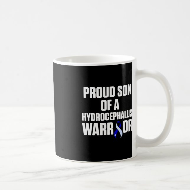 Hydrocephalus Survivor Son Awareness Warrior 5 Kaffeetasse (Rechts)