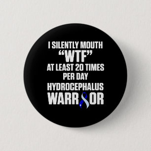 Hydrocephalus Survivor Stille Sensibilisierungskam Button
