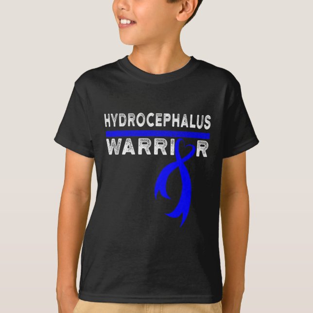Hydrocephalus Survivor Warrior 1 T-Shirt (Vorderseite)