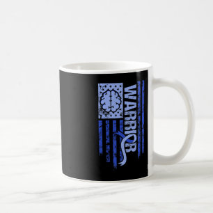 Hydrocephalus Warrior Flag Blaue Flecke Kaffeetasse