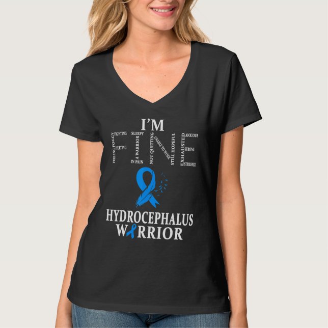 Hydrocephalus Warrior Im Fine T-Shirt (Vorderseite)