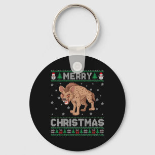 Hyena Animal Men Women Kinder Uggg Weihnachtskraut Schlüsselanhänger