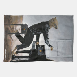 Hyena Piano Music Player Fantasy Art Kitchen Handt Geschirrtuch