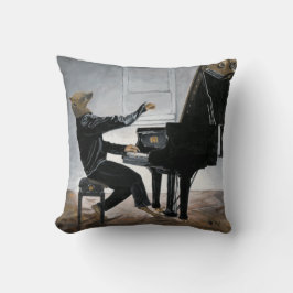 Hyena Piano Music Player Fantasy Art Throw Kissen