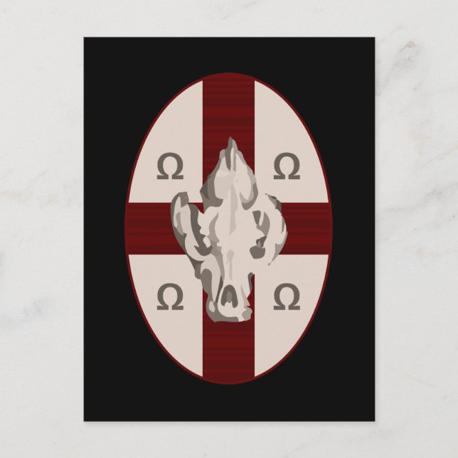 Hyena Shield Postkarte (Vorderseite)