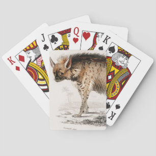 Hyena Vintag illustriert Spielkarten