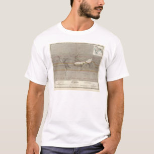 Hyetographic Regenkarte T-Shirt