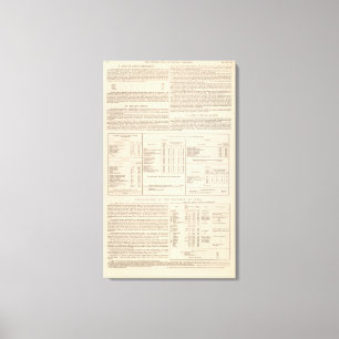 Hyetographische oder Regenkarte der Welt fortgeset Leinwanddruck