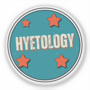 Hyetologie Aufkleber