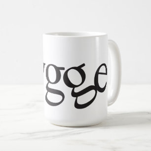 Hyge Black/White Tasse