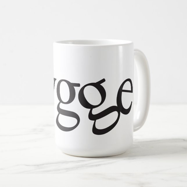 Hyge Black/White Tasse (VorderseiteRechts)