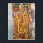 Hygeia durch Gustav Klimt Postkarte<br><div class="desc">Diese Malerei,  die Hygeia betitelt wird,  wird vom berühmten Künstler,  Gustav Klimt gemacht.


Über Gustav Klimt
Gustav Klimt war ein österreichischer Symbolistmaler und der vorstehendsten Mitglieder der Wien-Sezessionsbewegung. Er wurde einer der Gründungsmitglieder und des Präsidenten der Dackel Sezession im Jahre 1897 und des periodischen das Ver der Gruppe Sacrum.</div>